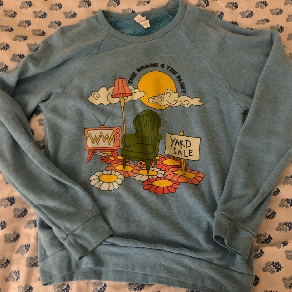 Blue Graphic Women's Sweater